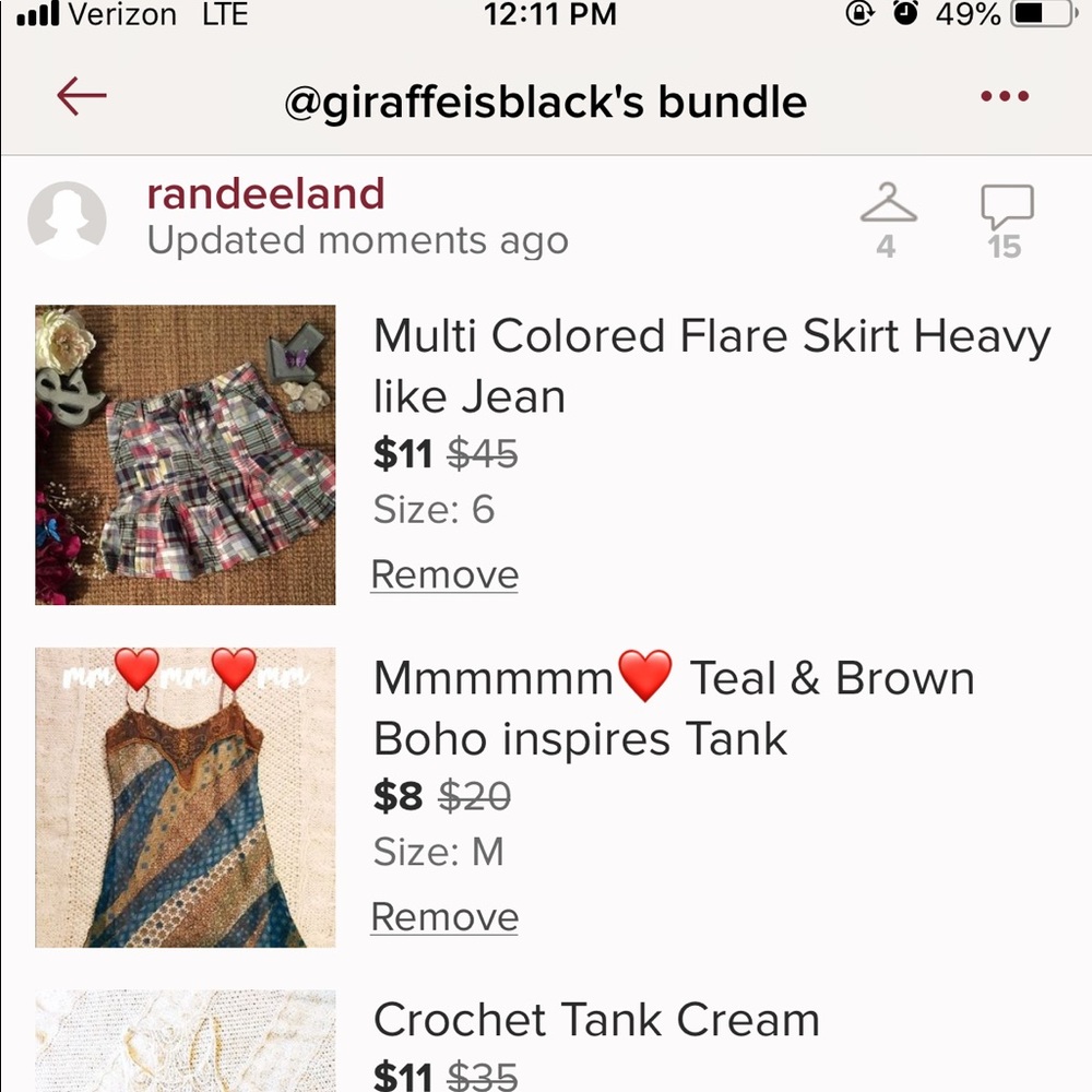 Trade Bundle for @giraffeisblack